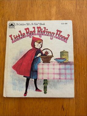 Vintage A Golden Tell-A-Tale Book Little Red Riding Hood 1964